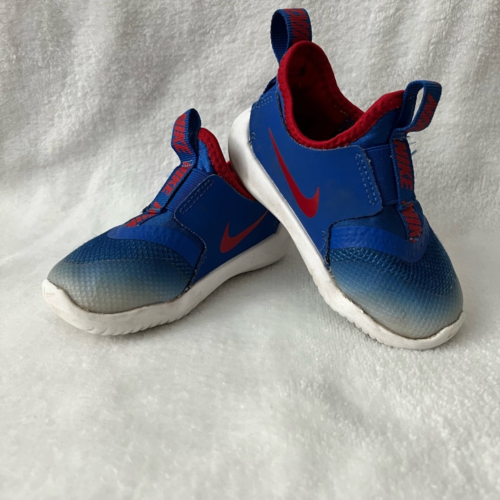 Nike Kids Blue and Red Sneakers